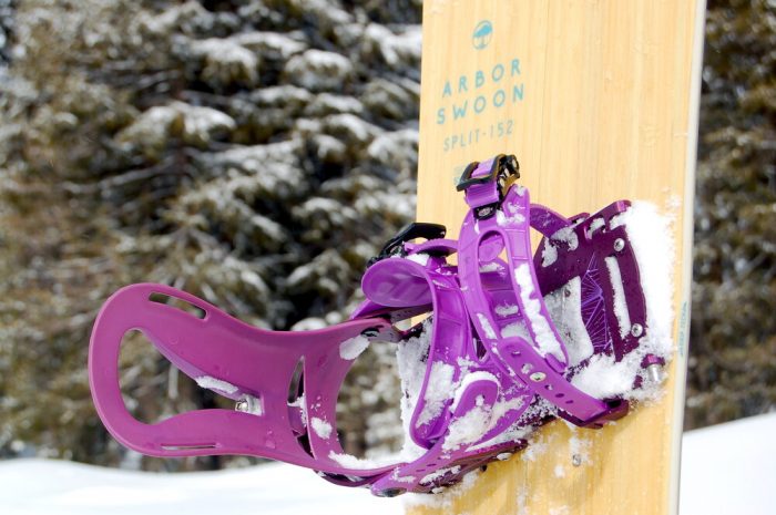 Women's Arc Splitboard binding - plum